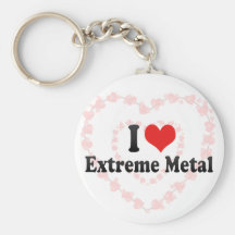 I Liebe-Extrem-Metall Schlüsselanhänger