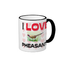 I Liebe-Fasane Tee Tasse