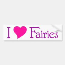 I Liebe-Feen Auto Sticker