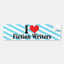 I Liebe-Fiktions-Verfasser Auto Sticker