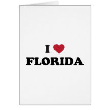 I Liebe Florida Karte