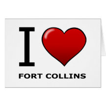 I LIEBE FORT COLLINS, CO - COLORADO KARTEN