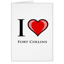 I Liebe Fort Collins Grußkarten