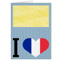 I Liebe Frankreich Karten