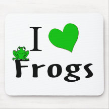 I Liebe-Frösche Mousepad