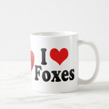 I Liebe-Füchse Kaffeetasse