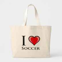 I Liebe-Fußball Einkaufstasche