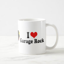 I Liebe-Garagen-Felsen Kaffee Haferl