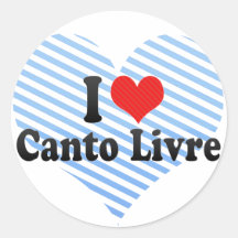 I Liebe-Gesang-Livre Sticker