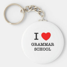 I Liebe-Grammatik-Schule Schlüsselanhänger