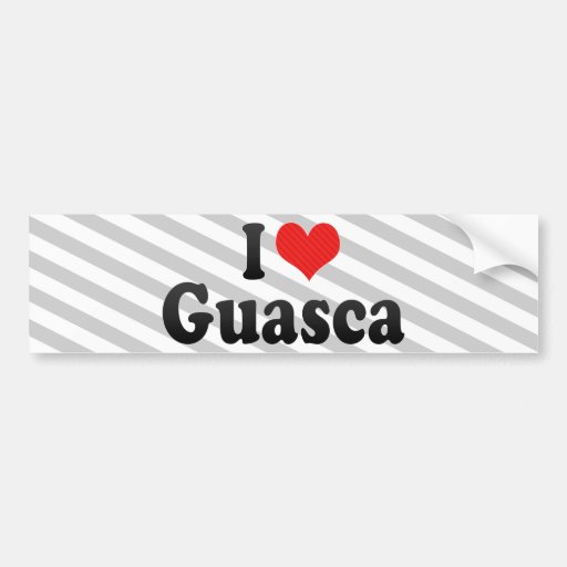 I Liebe Guasca Auto Aufkleber
