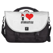 I Liebe-Gymnastik-Entwurf Laptop Tasche