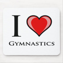 I Liebe-Gymnastik Mousepads