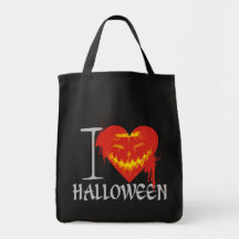 I Liebe Halloween Tragetasche