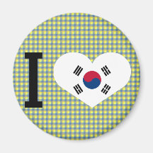 I Liebe Hanguk Magnete
