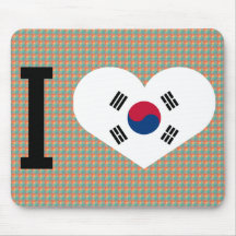 I Liebe Hanguk Mousepads