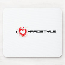 I Liebe Hardstyle Mauspad
