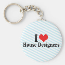 I Liebe-Haus-Designer Schlüsselbänder