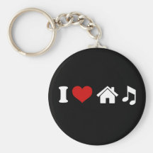 I Liebe-Haus-Musik Schlüsselbänder