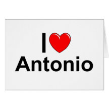 I Liebe (Herz) Antonio Karten
