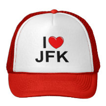 I Liebe (Herz) JFK Baseballkappen