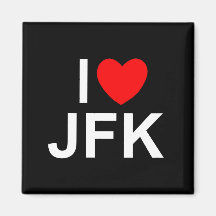 I Liebe (Herz) JFK Kühlschrankmagnete
