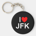 I Liebe (Herz) JFK Schlüsselanhänger
