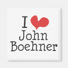 I Liebe (Herz) John Boehner Kühlschrankmagnete
