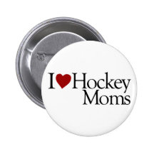 I Liebe-Hockey-Mammen (Sarah Palin) Anstecknadelbutton
