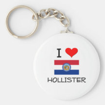 I Liebe Hollister Missouri Schlüsselanhänger