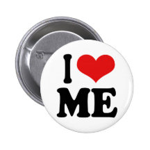 I Liebe ich Anstecknadelbutton