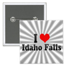 I Liebe-Idaho-Fälle, Vereinigte Staaten Button