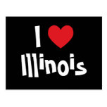 I Liebe Illinois Postkarte