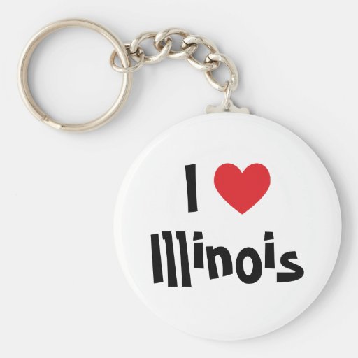 I Liebe Illinois Schlüsselanhänger