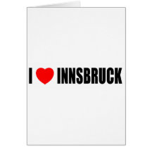 I Liebe Innsbruck Grußkarten