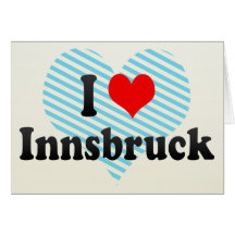 I Liebe Innsbruck, Österreich Grußkarten
