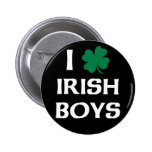 I Liebe-Iren-Jungen Anstecknadelbuttons
