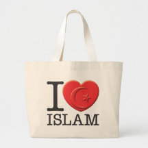 I Liebe-Islam Leinentaschen