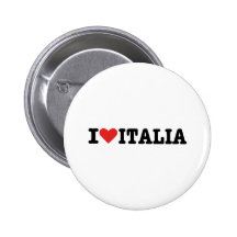 I Liebe Italien Anstecknadelbutton