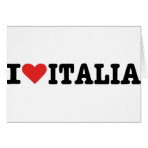 I Liebe Italien Grußkarten