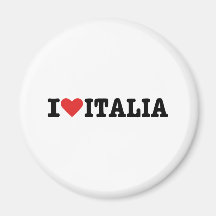 I Liebe Italien Magnete