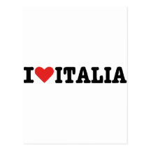 I Liebe Italien Postkarte
