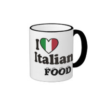 I Liebe-Italiener NAHRUNG Kaffeetassen