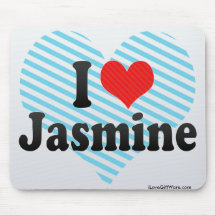 I Liebe-Jasmin Mousepad