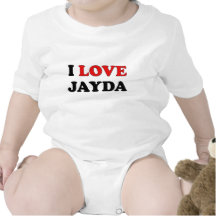 I Liebe Jayda Baby Strampelanzug