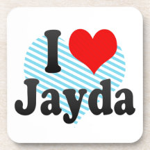 I Liebe Jayda Drink Untersetzer