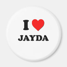 I Liebe Jayda Kühlschrankmagnete