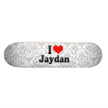I Liebe Jaydan Personalisiertes Skateboard