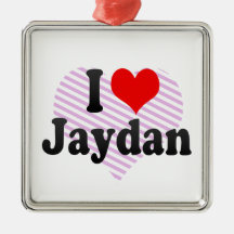 I Liebe Jaydan Weihnachtsornament