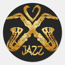 I LIEBE-JAZZ AUFKLEBER